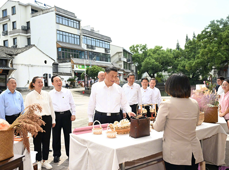 習近平在浙江金華市考察調(diào)研  「相關(guān)圖片」